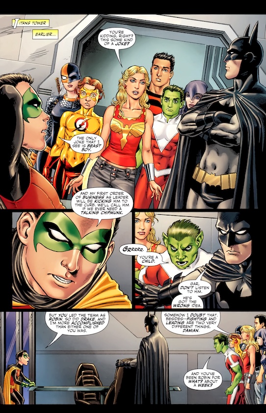 Teen Titans 89 pg. 3 - published by Nicola Scott